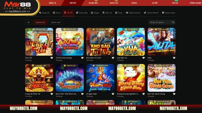 Bộ sưu tập game cực chất khiến người chơi mê mẩn tại May88