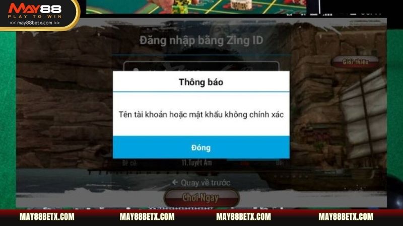 Lỗi đăng nhập May88 và cách khắc phục khi quên mật khẩu