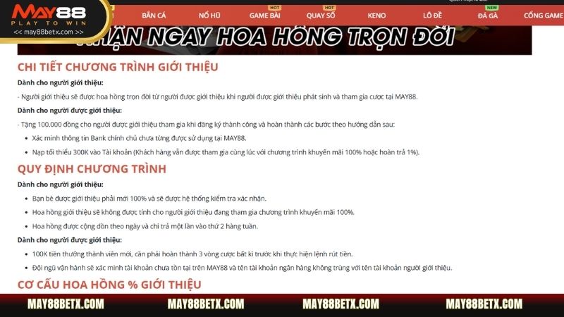 Người dùng phải từ 18 tuổi trở lên để được phép đăng ký tài khoản