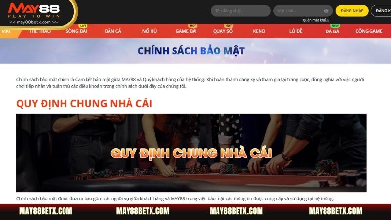 Việc phòng chống gian lận có vai trò rất quan trọng tại MAY88